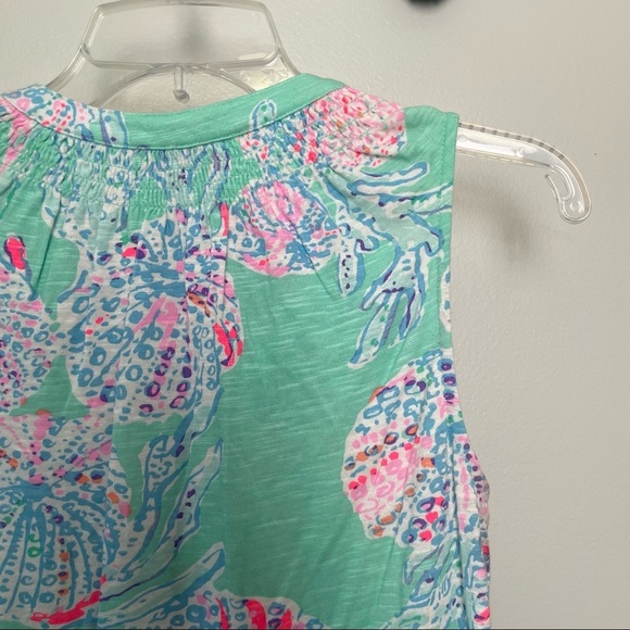 Lilly Pulitzer Essie Minty Fresh Sleeveless Mini Dress - Picture 5 of 8